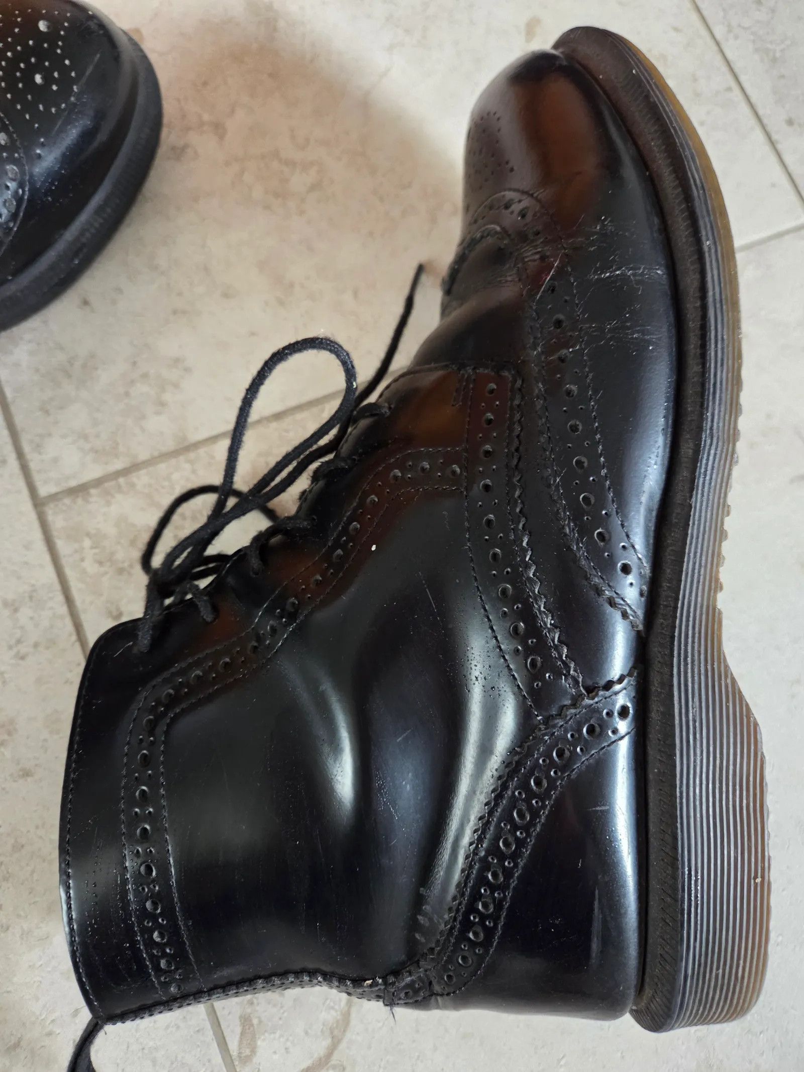 Dr. Martens Dr Martens Delphin leather lace Boots Size US 9 / IT 39 - 3 Thumbnail