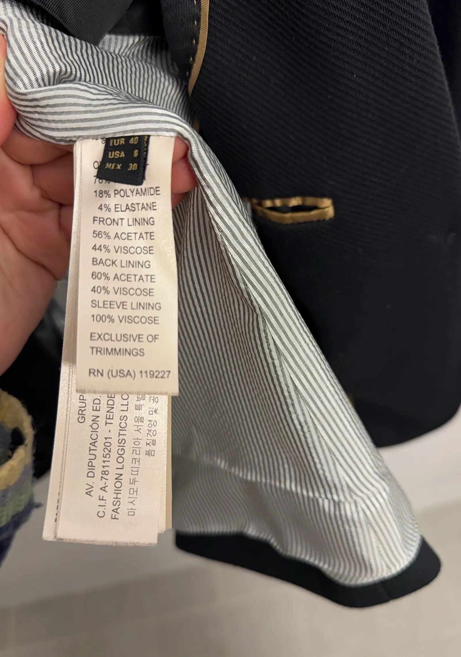Massimo Dutti Massimo Dutti 6015 Blazer Size M / US 6-8 / IT 42-44 - 5 Thumbnail
