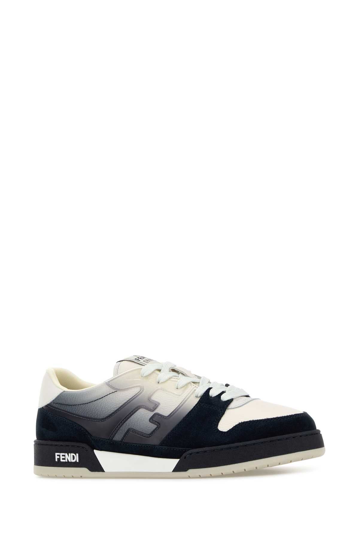 Fendi Multicolor Leather Match Sneakers Size US 11 / EU 44 - 2 Thumbnail