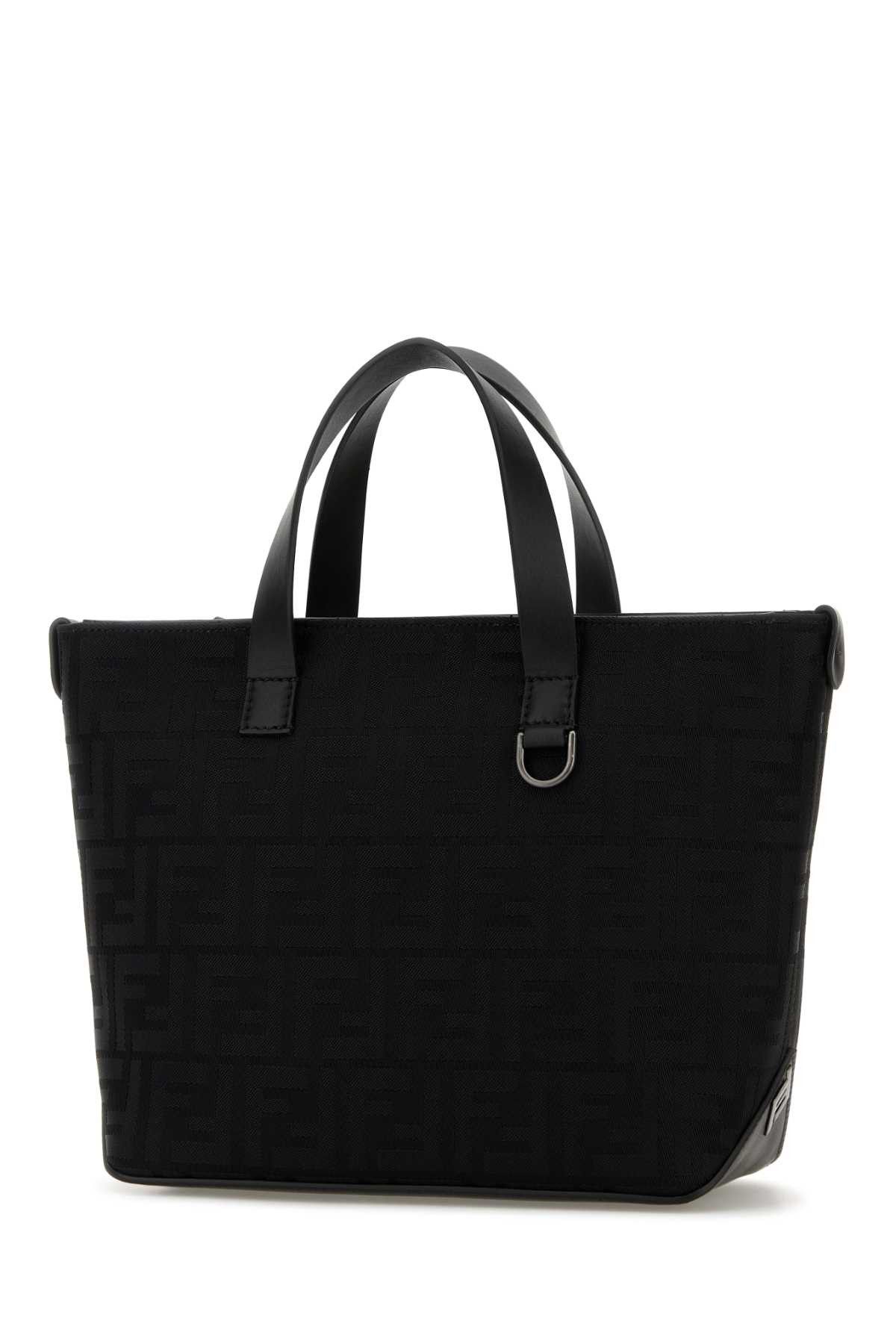 Fendi Black Canvas Handbag Size ONE SIZE - 2 Thumbnail