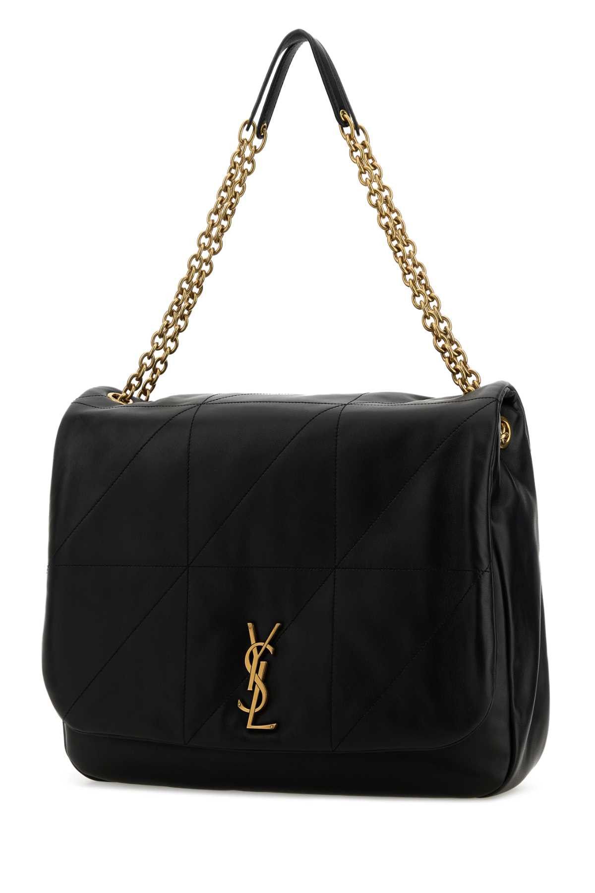Saint Laurent Paris Black Leather Jamie Shopping Bag Size ONE SIZE - 2 Thumbnail