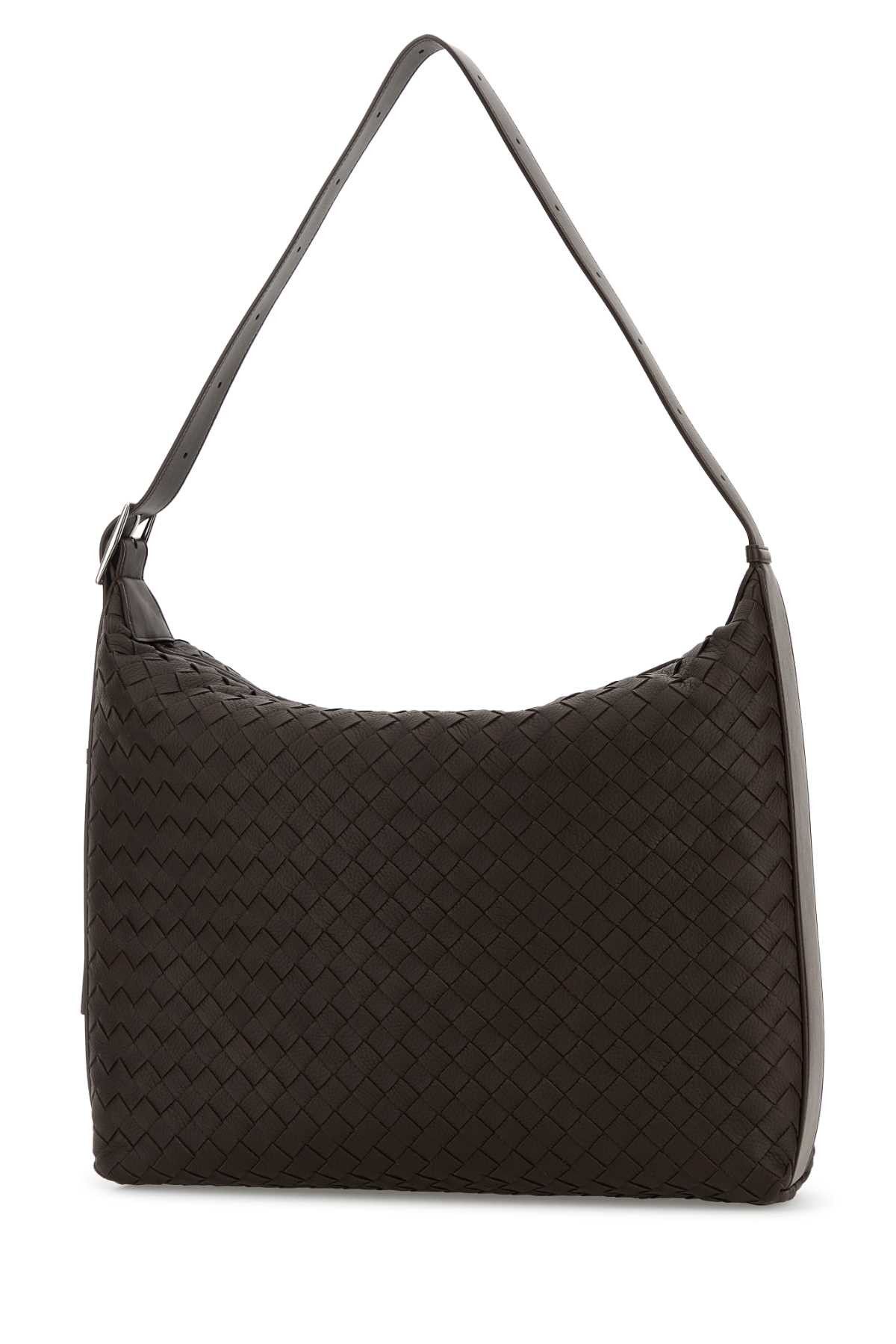 Bottega Veneta Brown Leather Traveller Shoulder Bag Size ONE SIZE - 2 Thumbnail