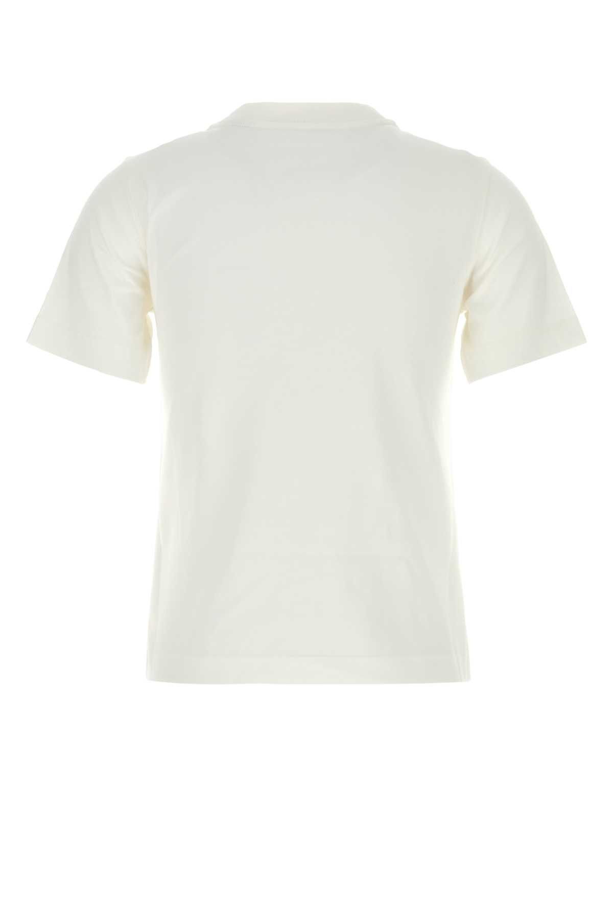 Burberry White Cotton T-Shirt Size XS / US 0-2 / IT 36-38 - 2 Thumbnail