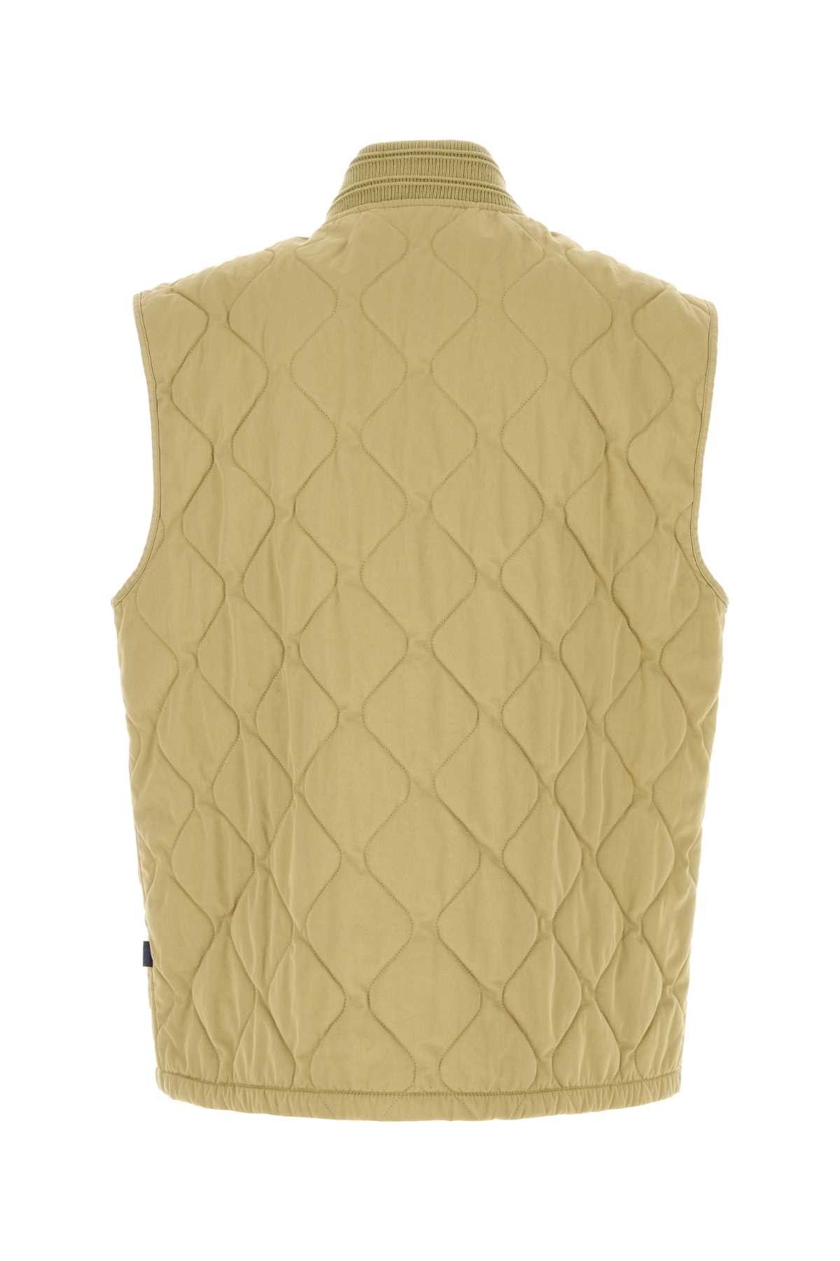 Burberry Beige Cotton Sleeveless Jacket Size US XL / EU 56 / 4 - 2 Thumbnail