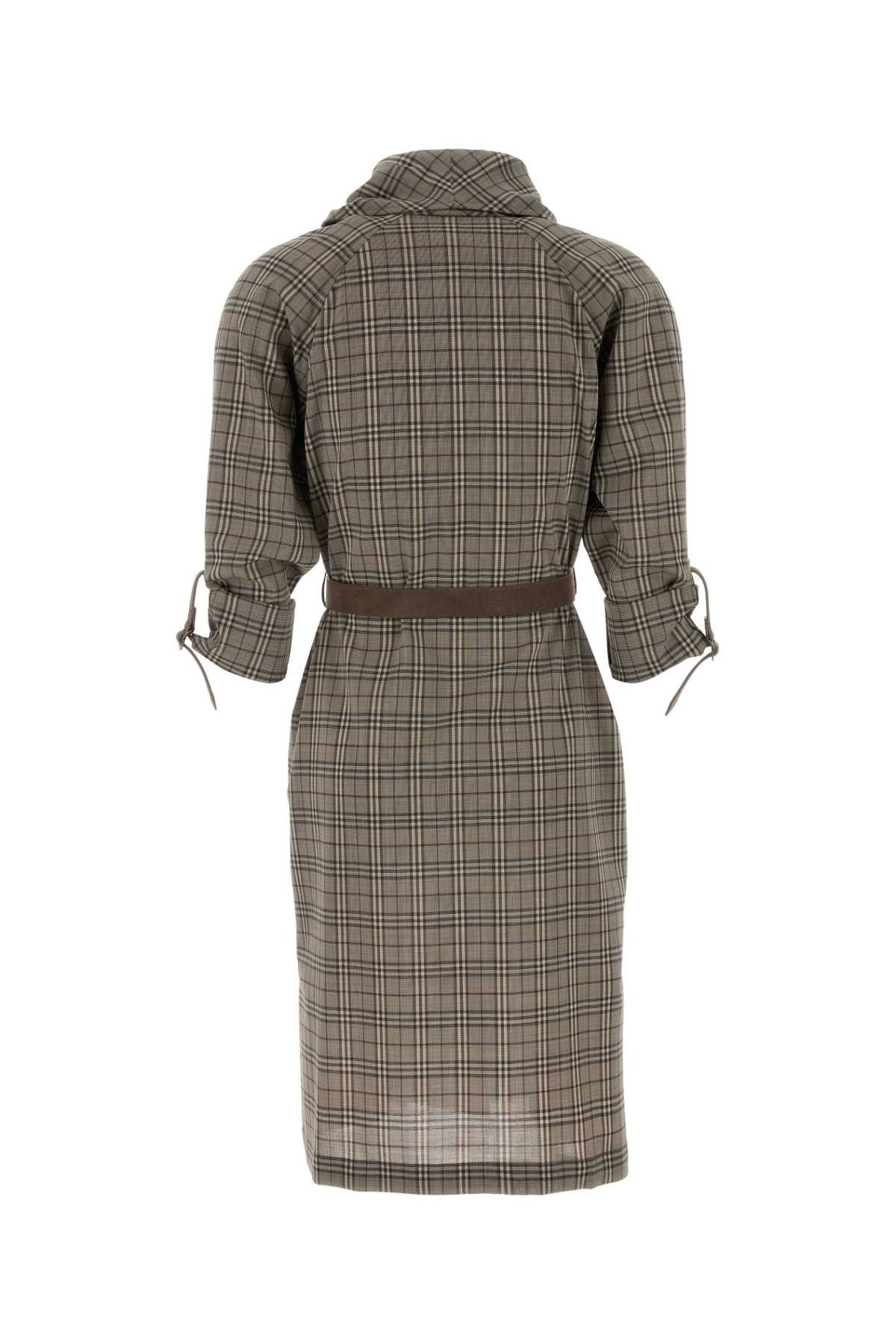 Burberry Embroidered Stretch Wool Dress Size S / US 4 / IT 40 - 2 Thumbnail