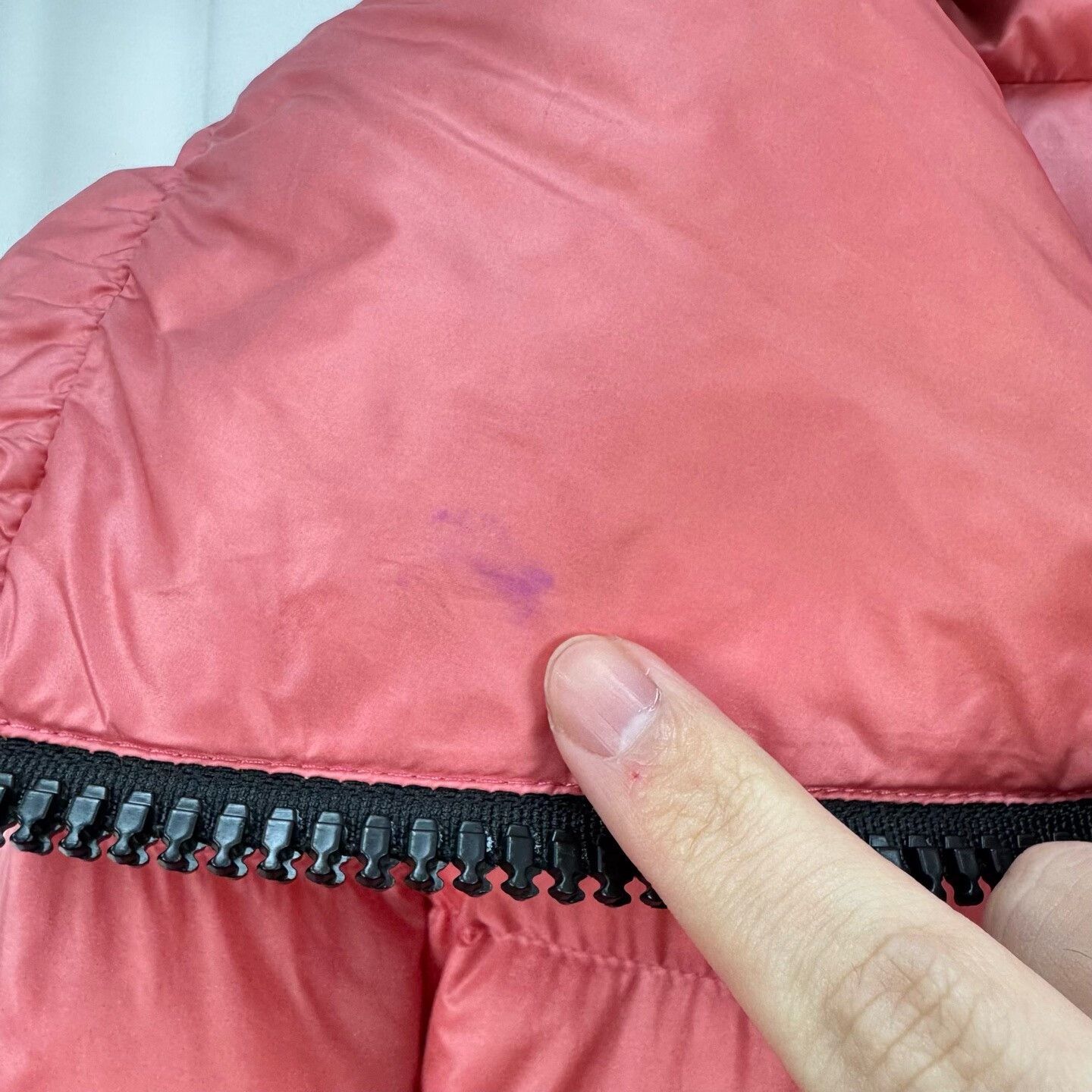 Moncler pink embroidered logo down jacket Size XXS / US 00 / IT 34 - 5 Thumbnail