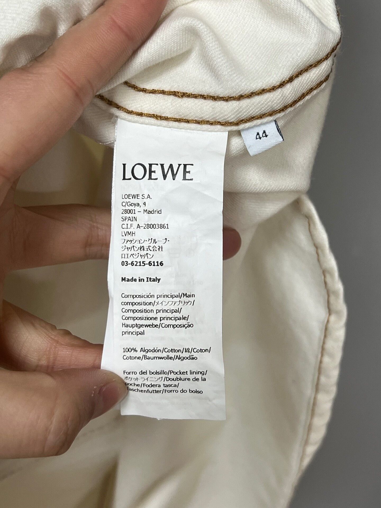 Loewe Loewe Embossed Logo Denim Shirt Size US L / EU 52-54 / 3 - 3 Thumbnail