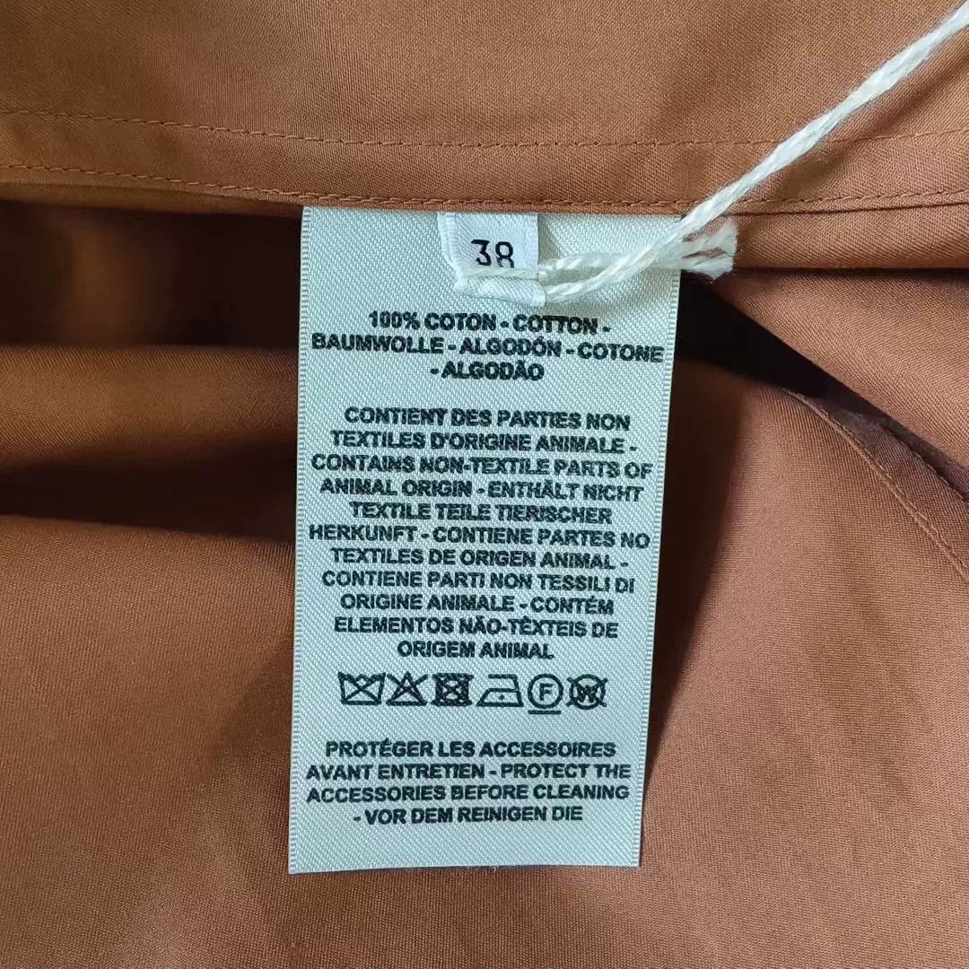 Hermes hermes orange studded trench coat 38 Size M / US 6-8 / IT 42-44 - 4 Thumbnail