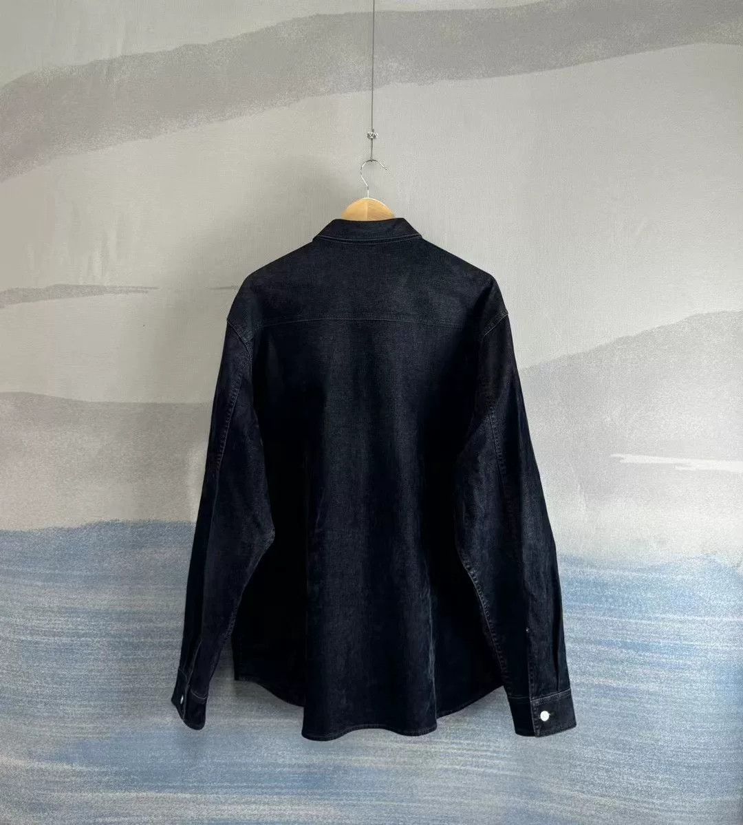 Dior dior navy suede workwear denim shirt jacket Size US L / EU 52-54 / 3 - 3 Thumbnail