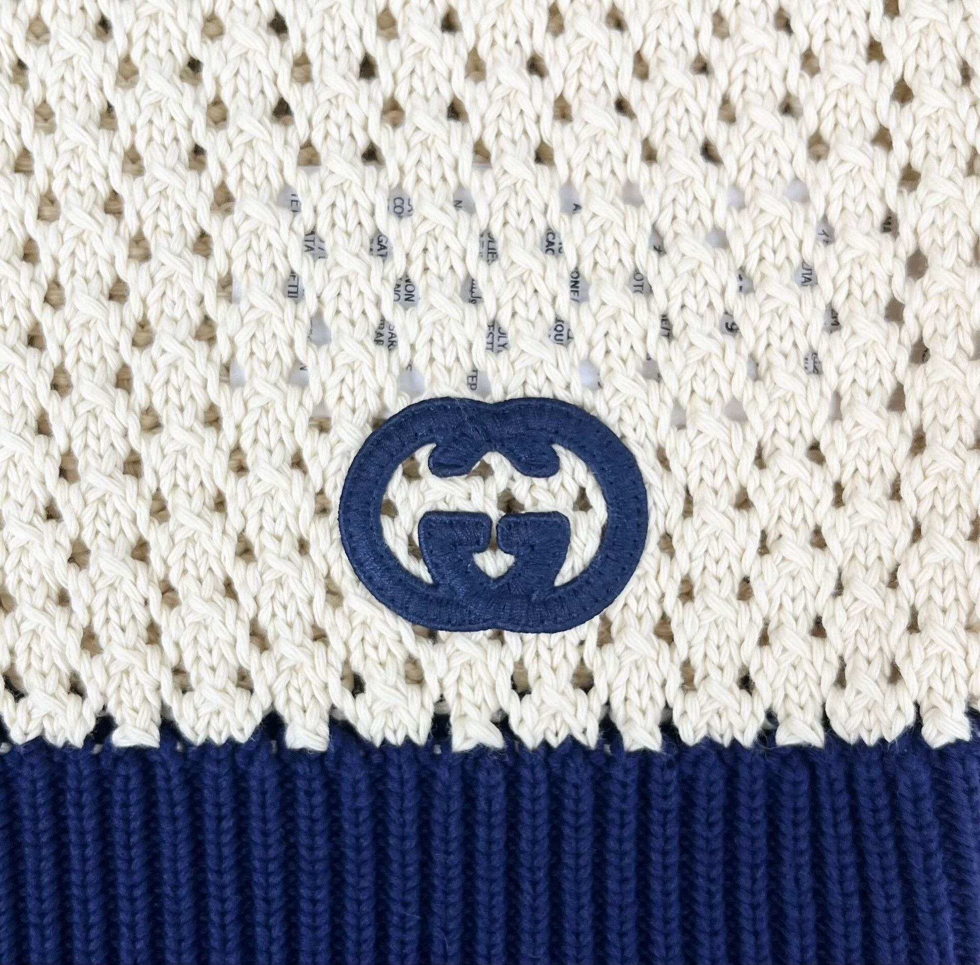 Gucci ivory gucci knitted sweater with gold accents Size M / US 6-8 / IT 42-44 - 5 Thumbnail