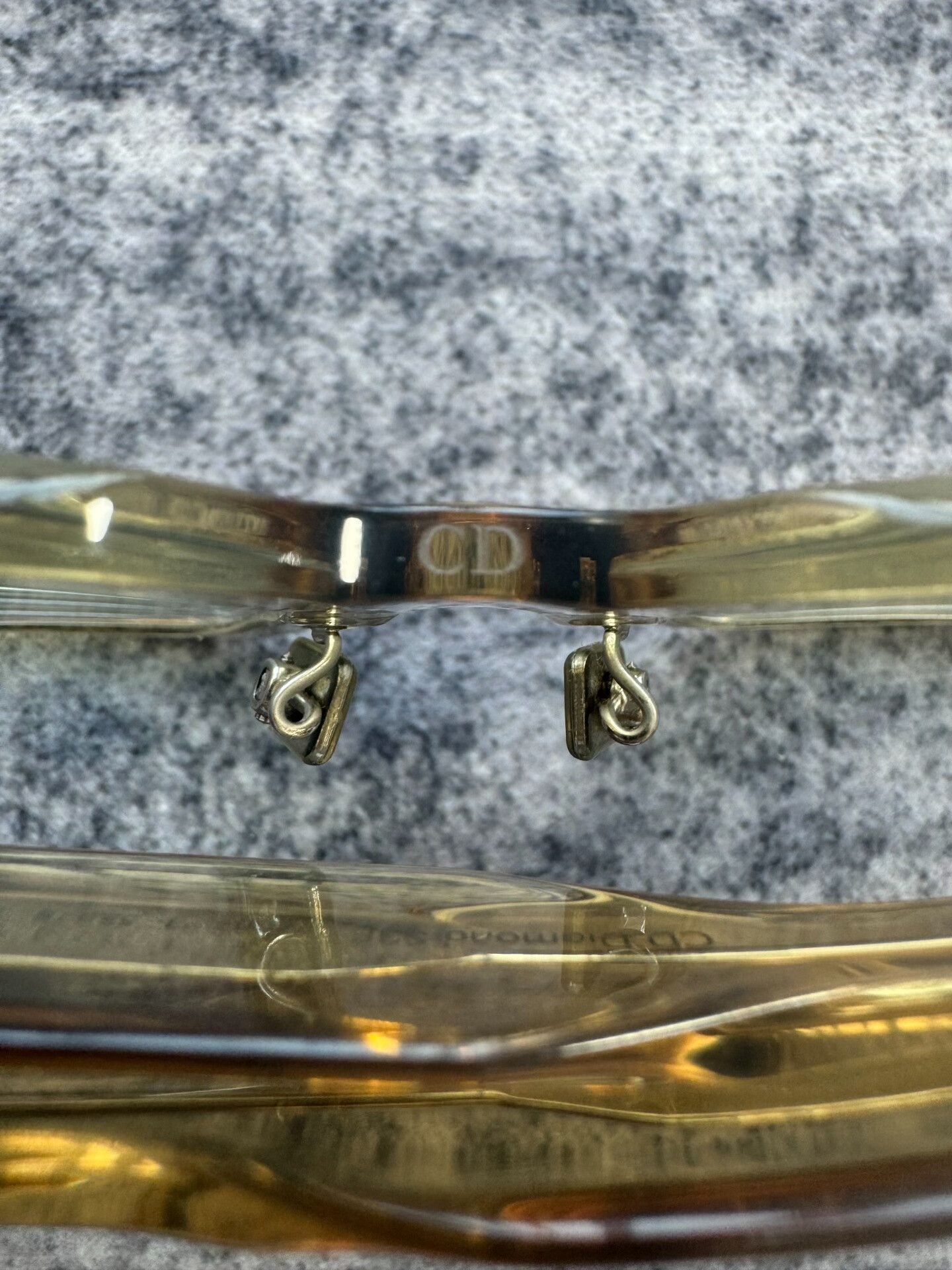 Dior Dior CD Transparent Eyeglasses Size ONE SIZE - 7 Thumbnail