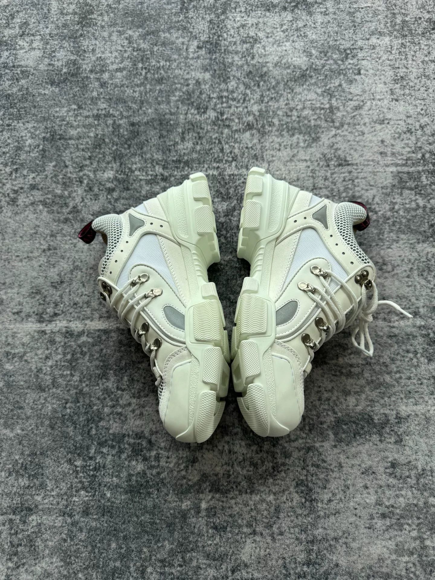 Gucci gucci flashtrek white mesh hiking shoes Size US 6 / EU 39 - 4 Thumbnail
