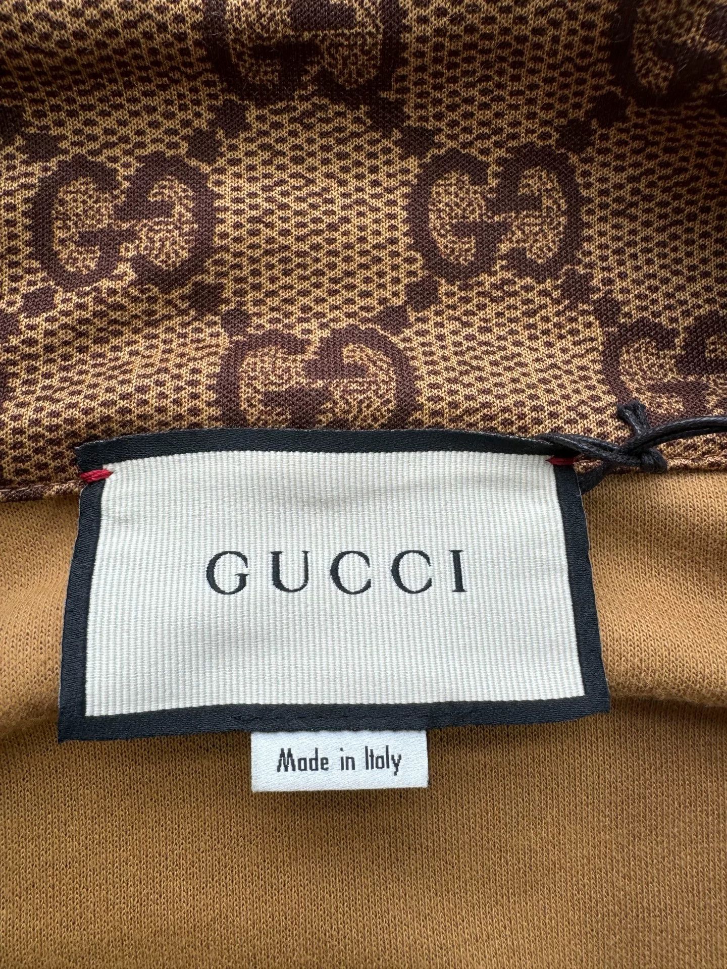 Gucci Gucci Monogram Zip-Up Jacket in Gold Size US L / EU 52-54 / 3 - 6 Thumbnail
