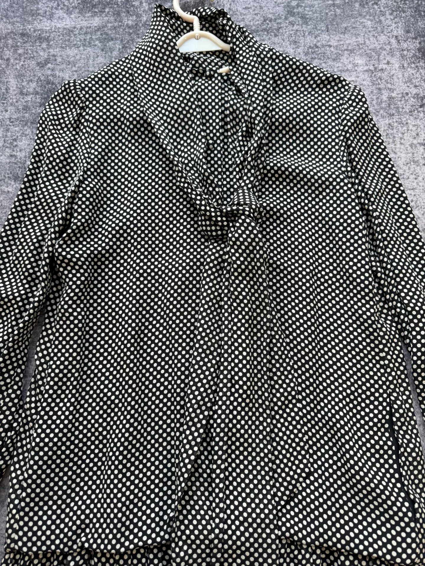 Celine celine polka dot silk shirt dress Size XS / US 0-2 / IT 36-38 - 3 Thumbnail