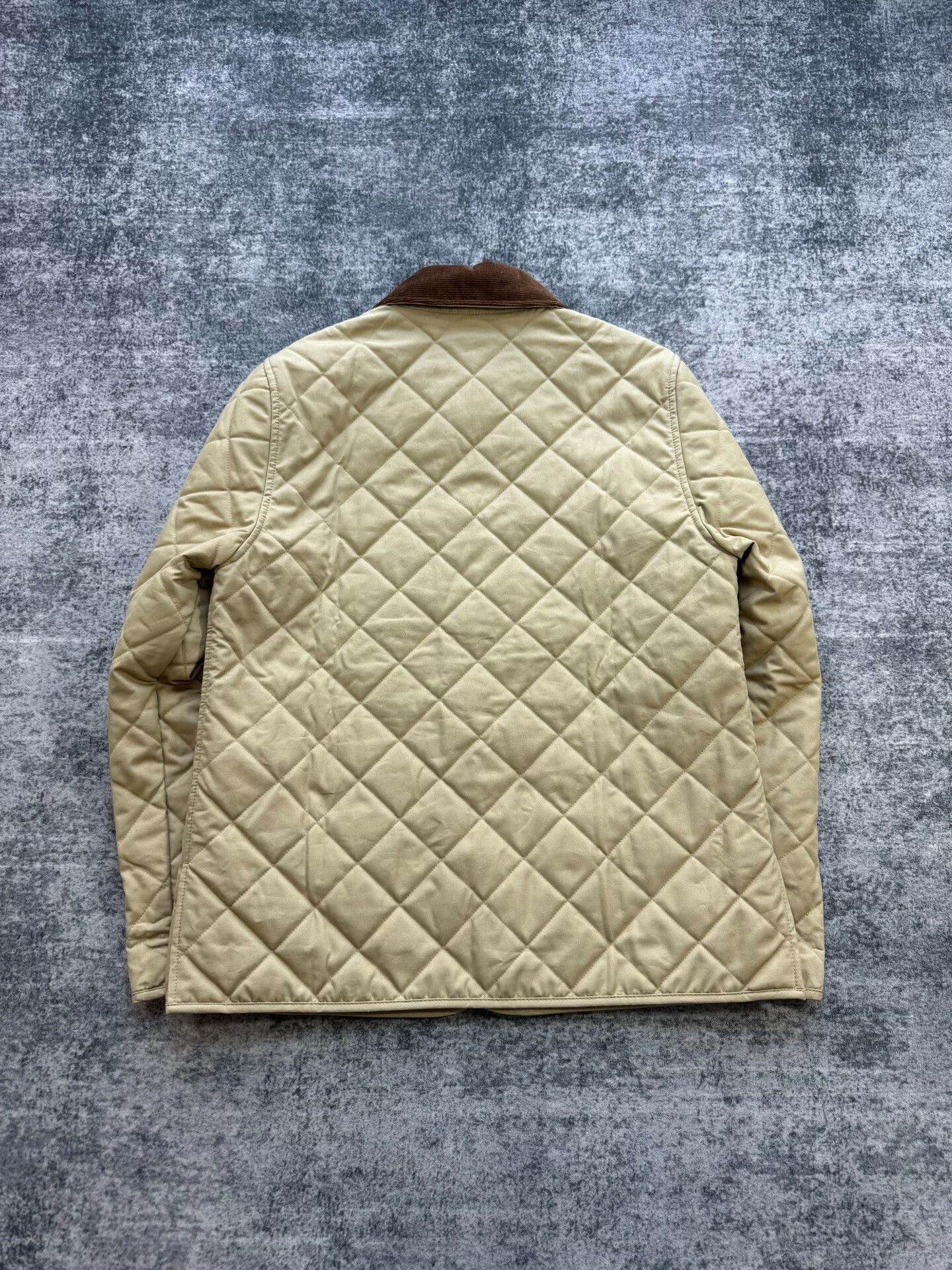 Celine celine khaki quilted jacket with gold buttons Size S / US 4 / IT 40 - 2 Thumbnail