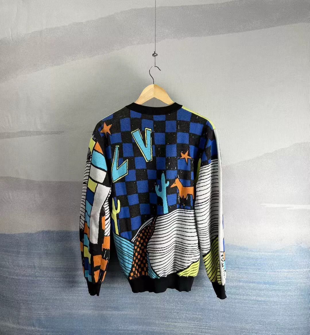 Louis Vuitton louis vuitton colorful knit sweater with cartoon design Size XS / US 0-2 / IT 36-38 - 3 Thumbnail