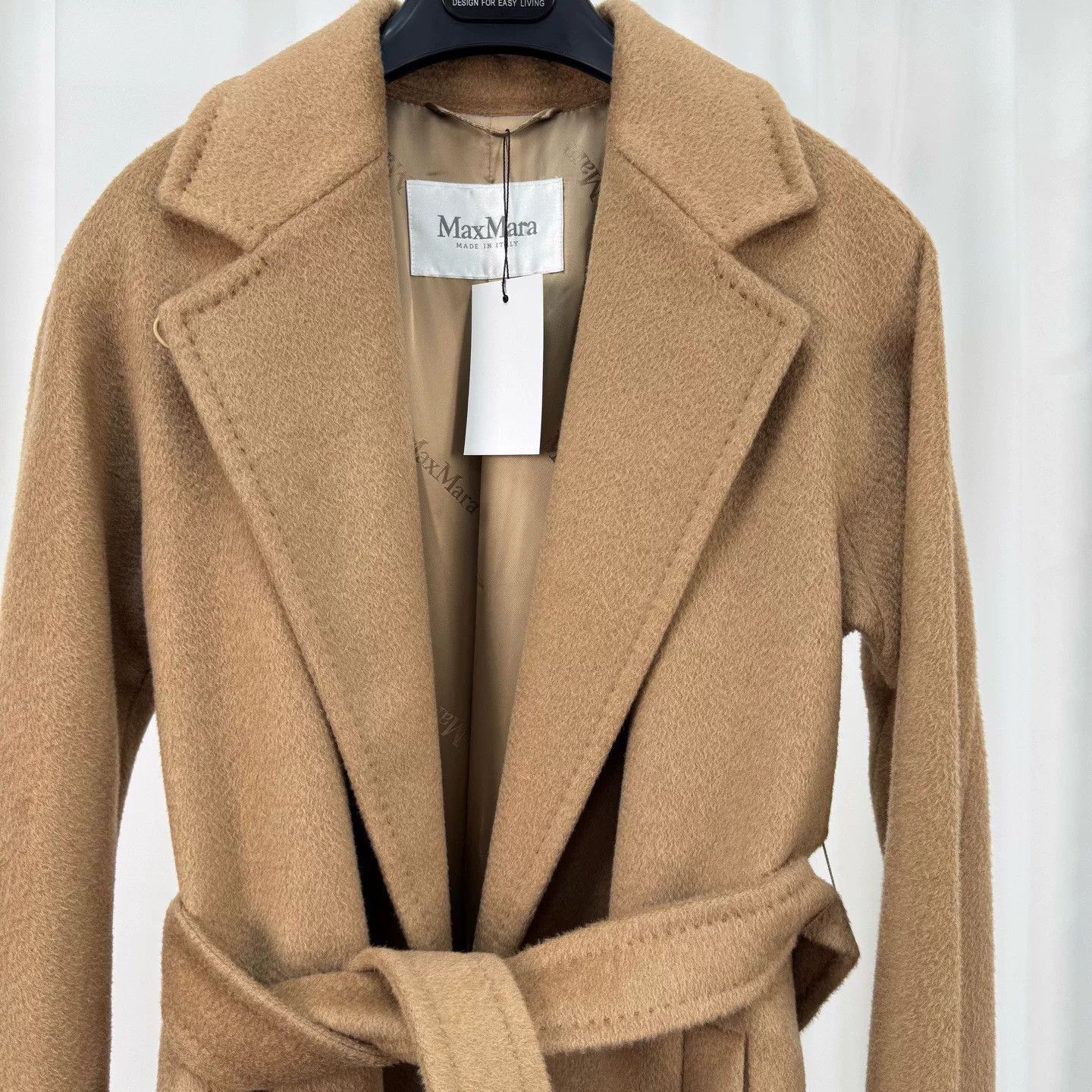 Max Mara maxmara camel wave pattern coat Size S / US 4 / IT 40 - 3 Thumbnail