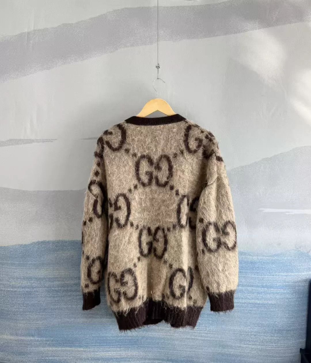 Gucci gucci caramel double-sided mohair cardigan Size S / US 4 / IT 40 - 3 Thumbnail