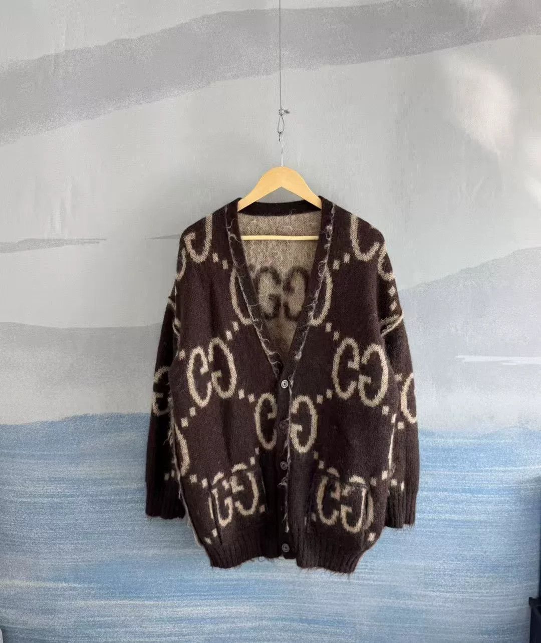Gucci gucci caramel double-sided mohair cardigan Size S / US 4 / IT 40 - 4 Thumbnail