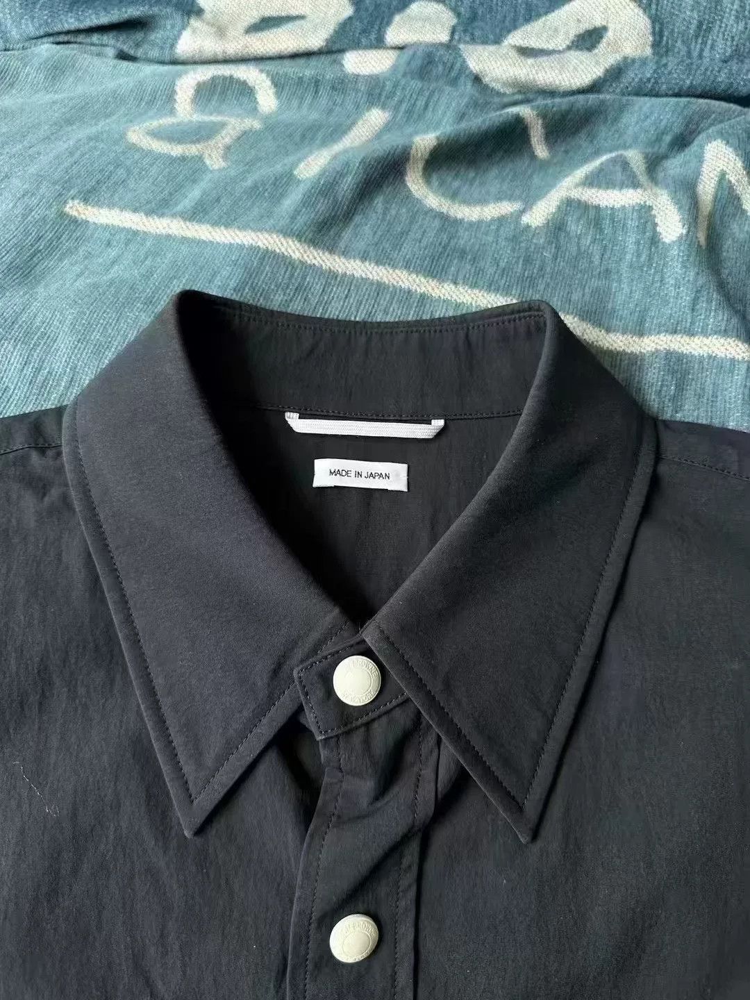 Thom Browne thom browne navy double-sleeve shirt jacket Size US M / EU 48-50 / 2 - 2 Thumbnail
