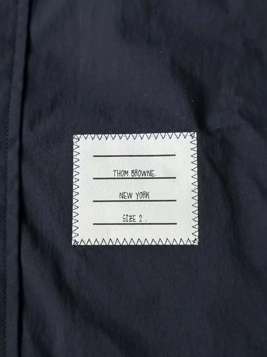 Thom Browne thom browne navy double-sleeve shirt jacket Size US M / EU 48-50 / 2 - 3 Thumbnail