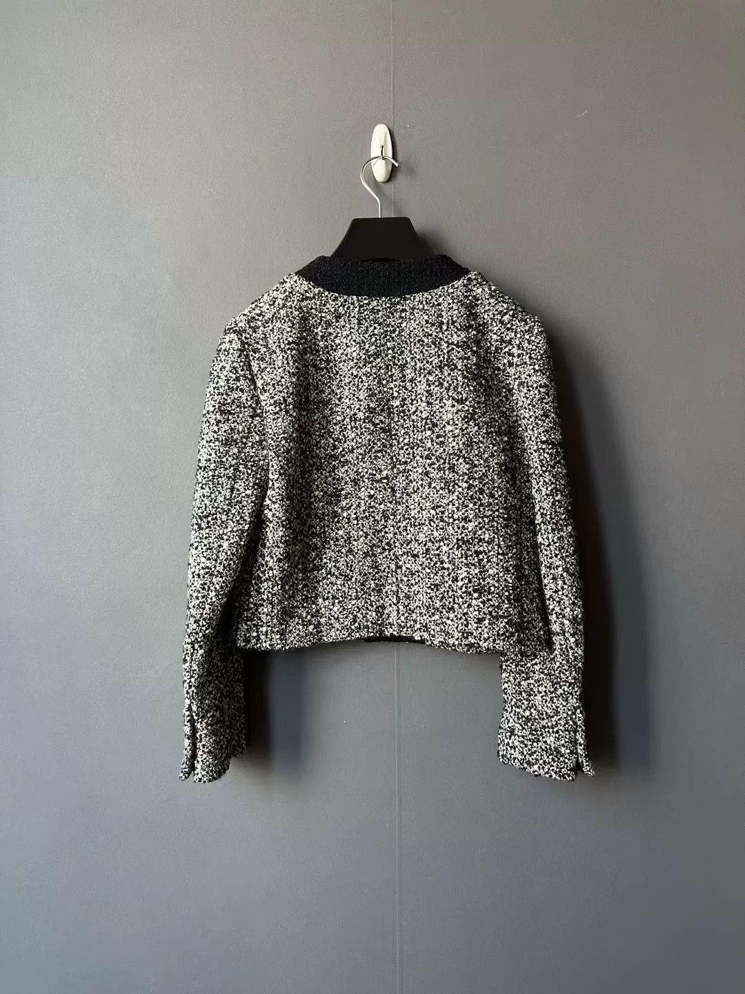 Celine celine black and white tweed jacket Size XS / US 0-2 / IT 36-38 - 2 Thumbnail