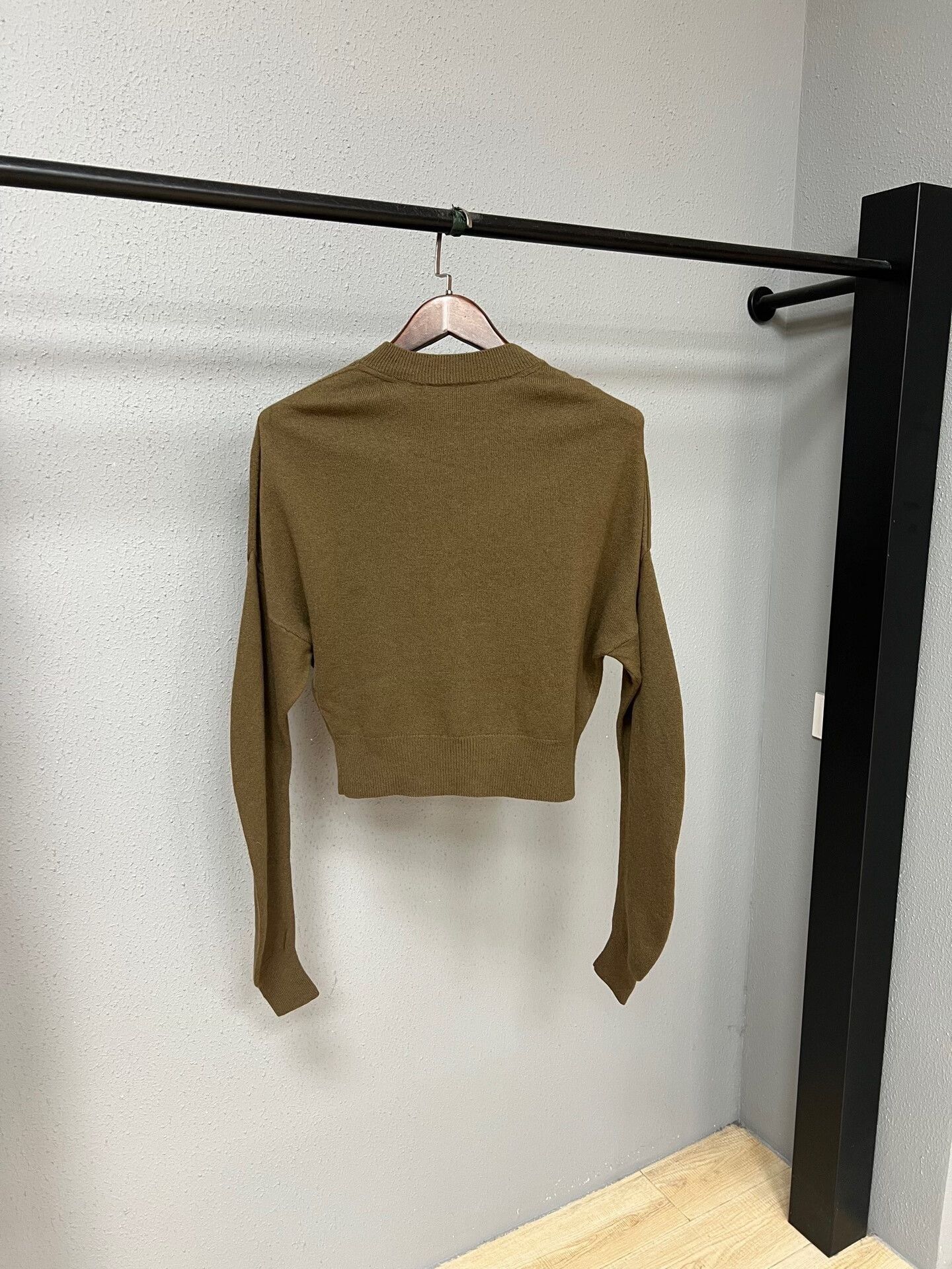 celine shoulder-button cashmere knit sweater