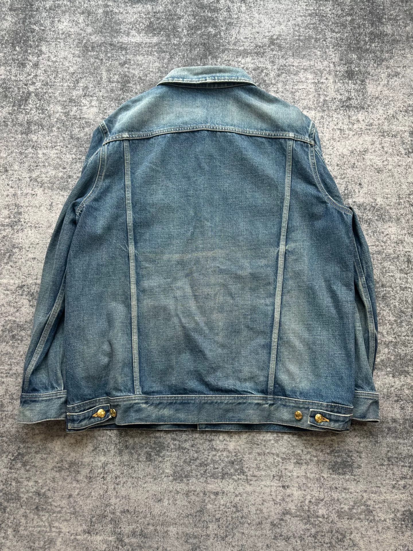 Celine celine denim jacket with gold buttons Size US L / EU 52-54 / 3 - 2 Thumbnail