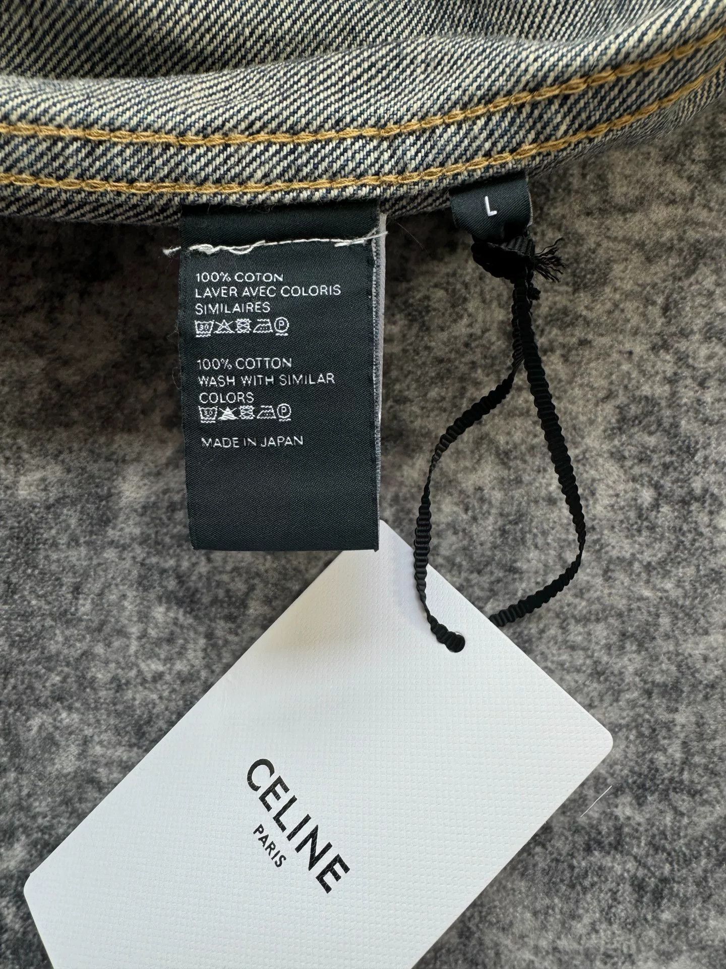 Celine celine denim jacket with gold buttons Size US L / EU 52-54 / 3 - 4 Thumbnail