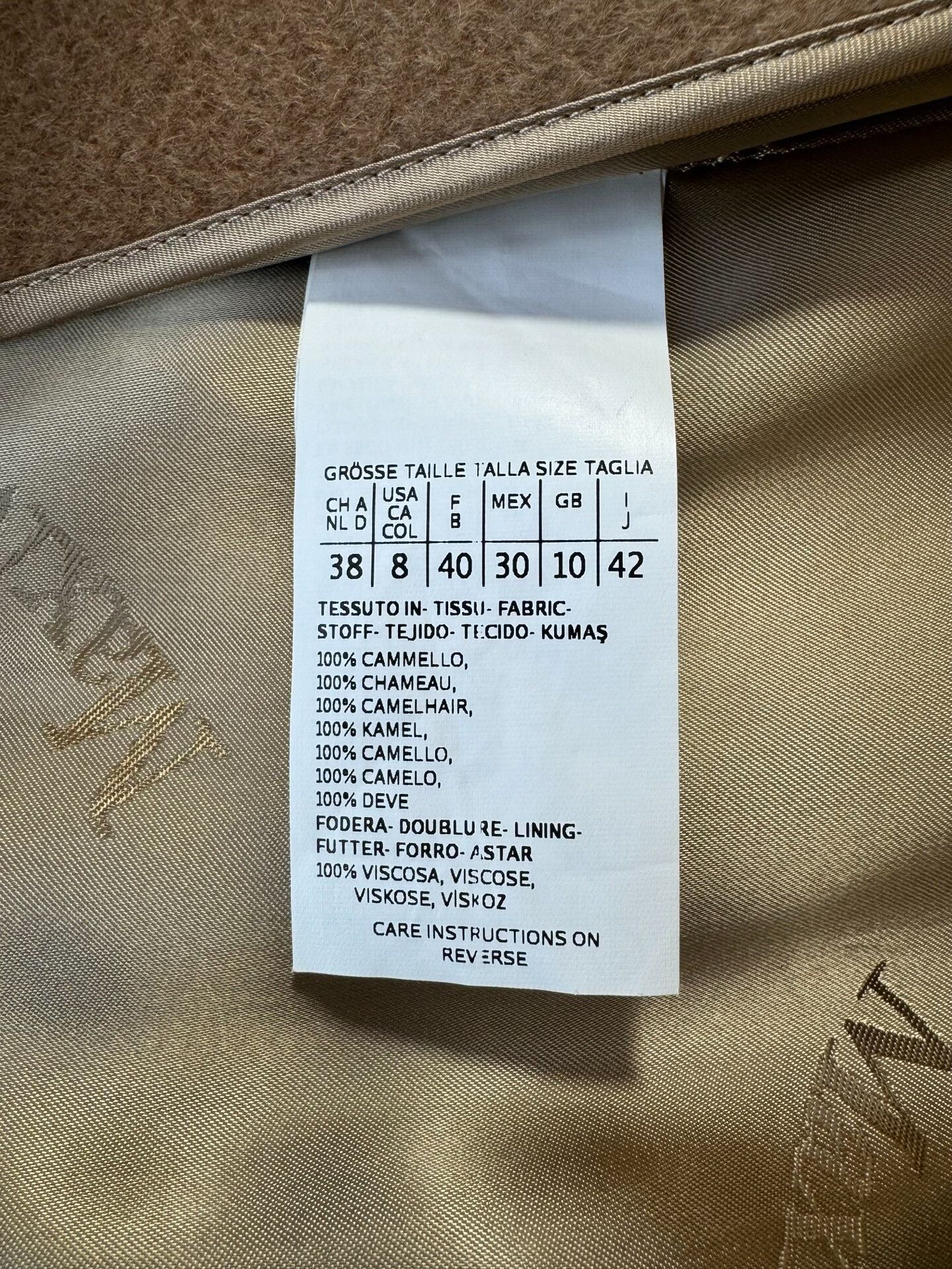 Max Mara MaxMara Camel Manuela Coat Size M / US 6-8 / IT 42-44 - 6 Thumbnail