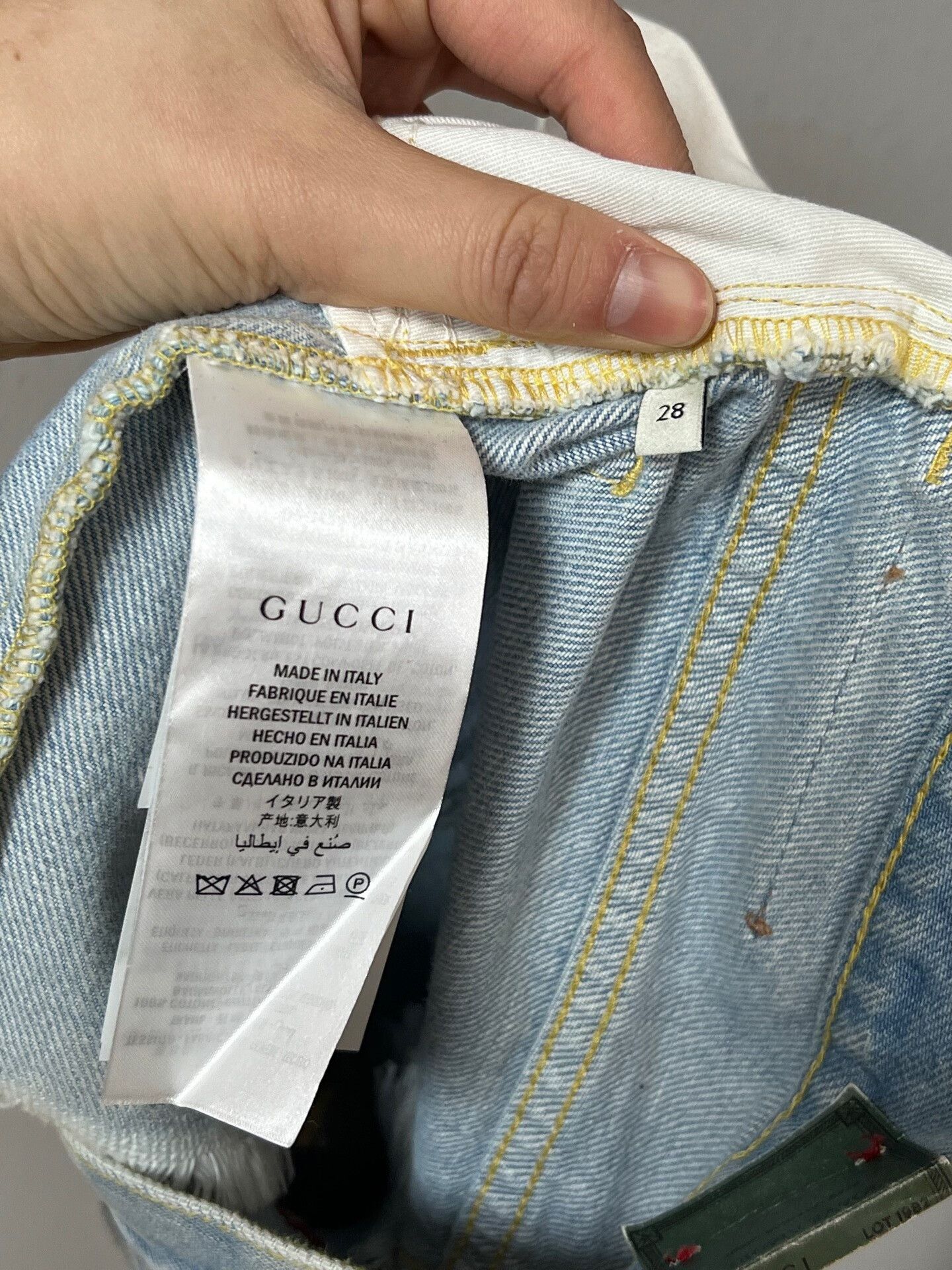 Gucci gucci floral embroidered denim shorts Size 28" / US 6 / IT 42 - 6 Thumbnail