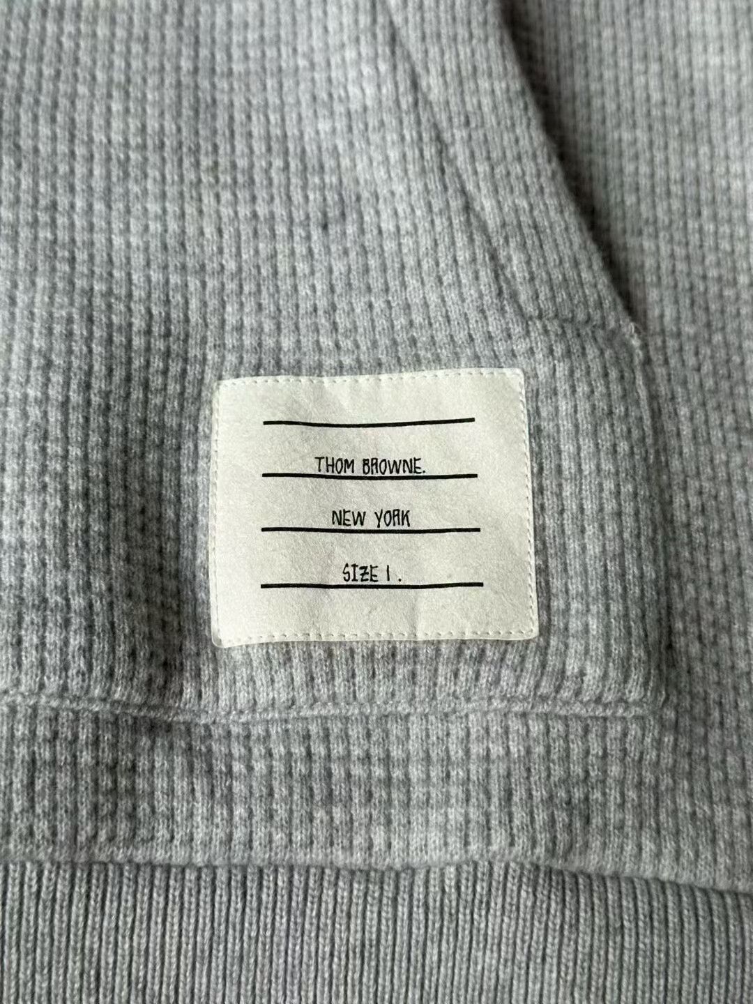 Thom Browne thom browne gray cashmere blend hoodie Size US S / EU 44-46 / 1 - 4 Thumbnail