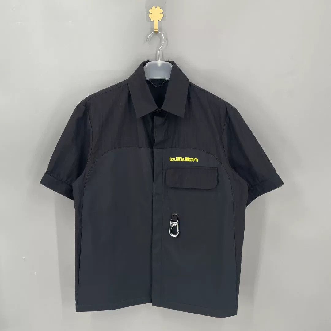 Louis Vuitton Louis Vuitton Black Detachable Sleeve Jacket Size US L / EU 52-54 / 3 - 3 Thumbnail