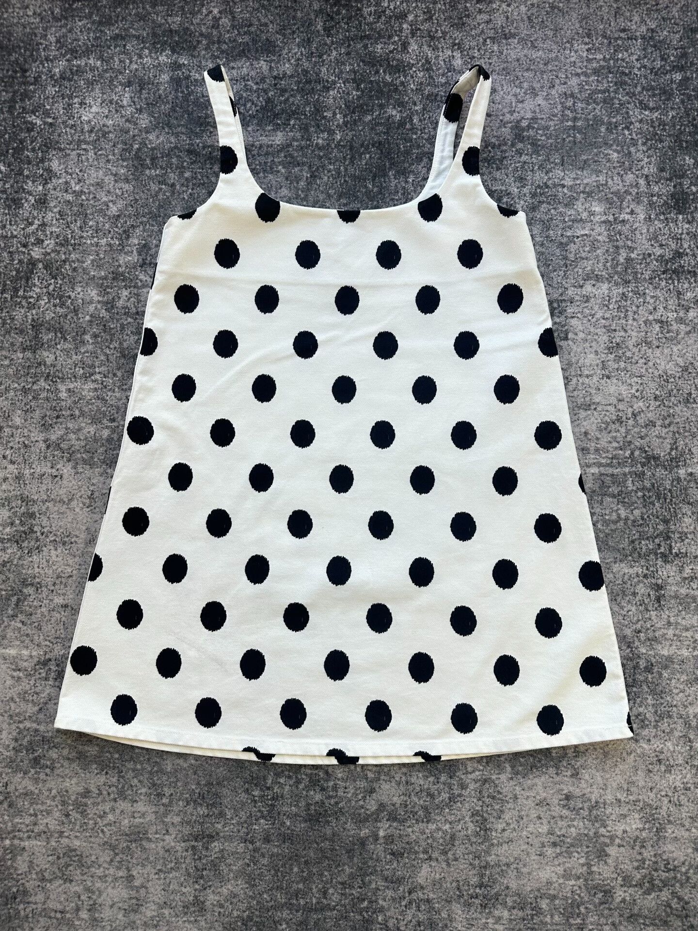 Prada prada embossed logo polka dot denim dress Size M / US 6-8 / IT 42-44 - 2 Thumbnail