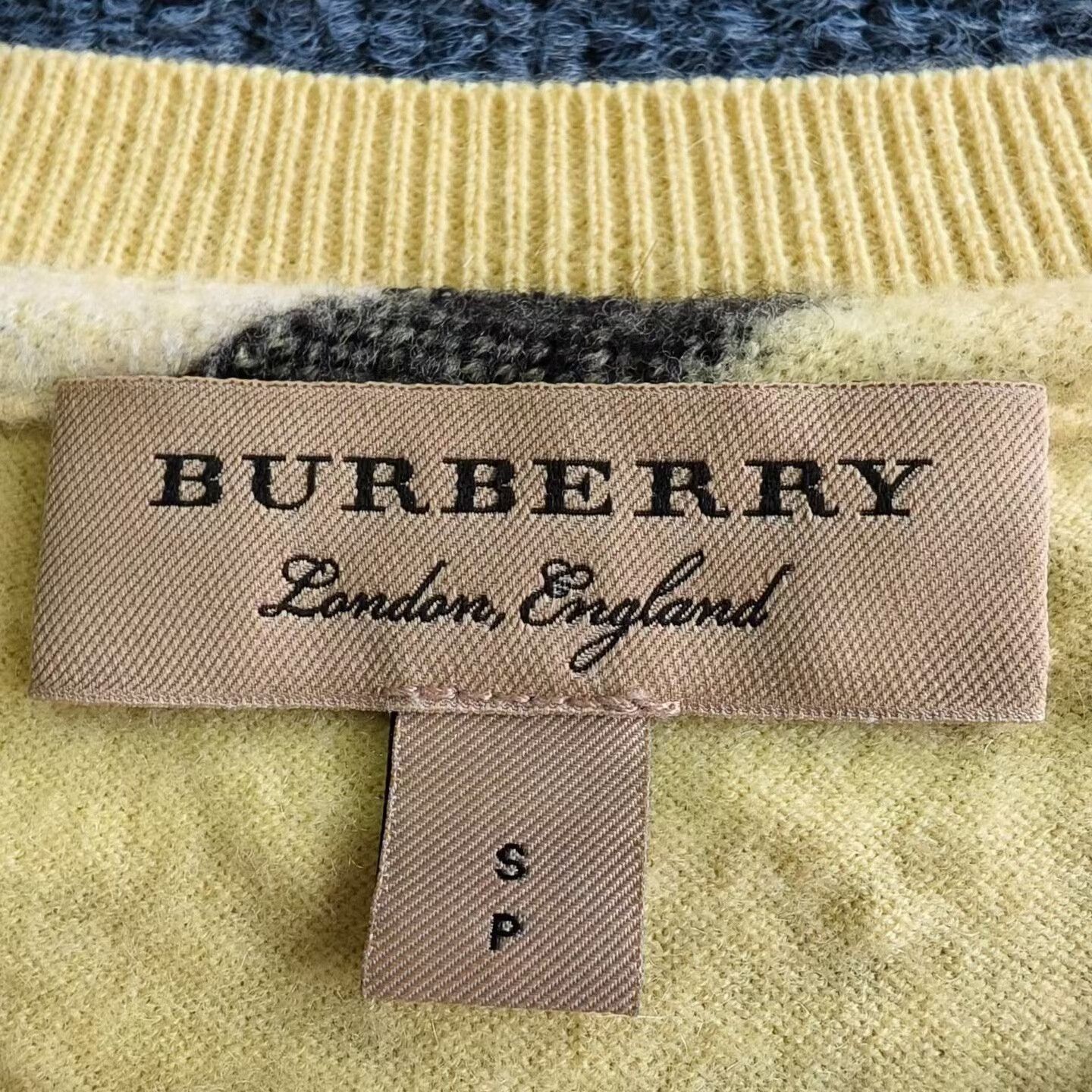 Burberry burberry yellow cashmere knit top Size S / US 4 / IT 40 - 3 Thumbnail