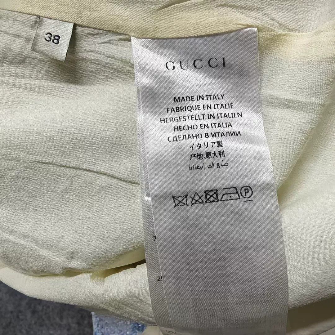 Gucci light blue woven dress by Gucci Size S / US 4 / IT 40 - 4 Thumbnail