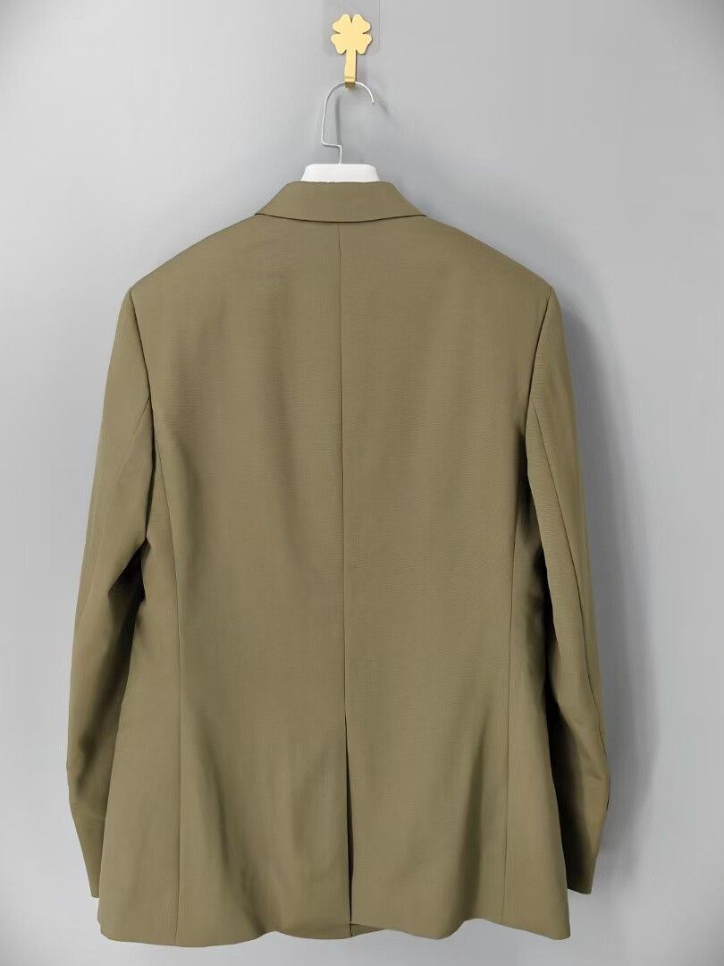 Dior brown asymmetric button suit jacket Size US M / EU 48-50 / 2 - 2 Thumbnail