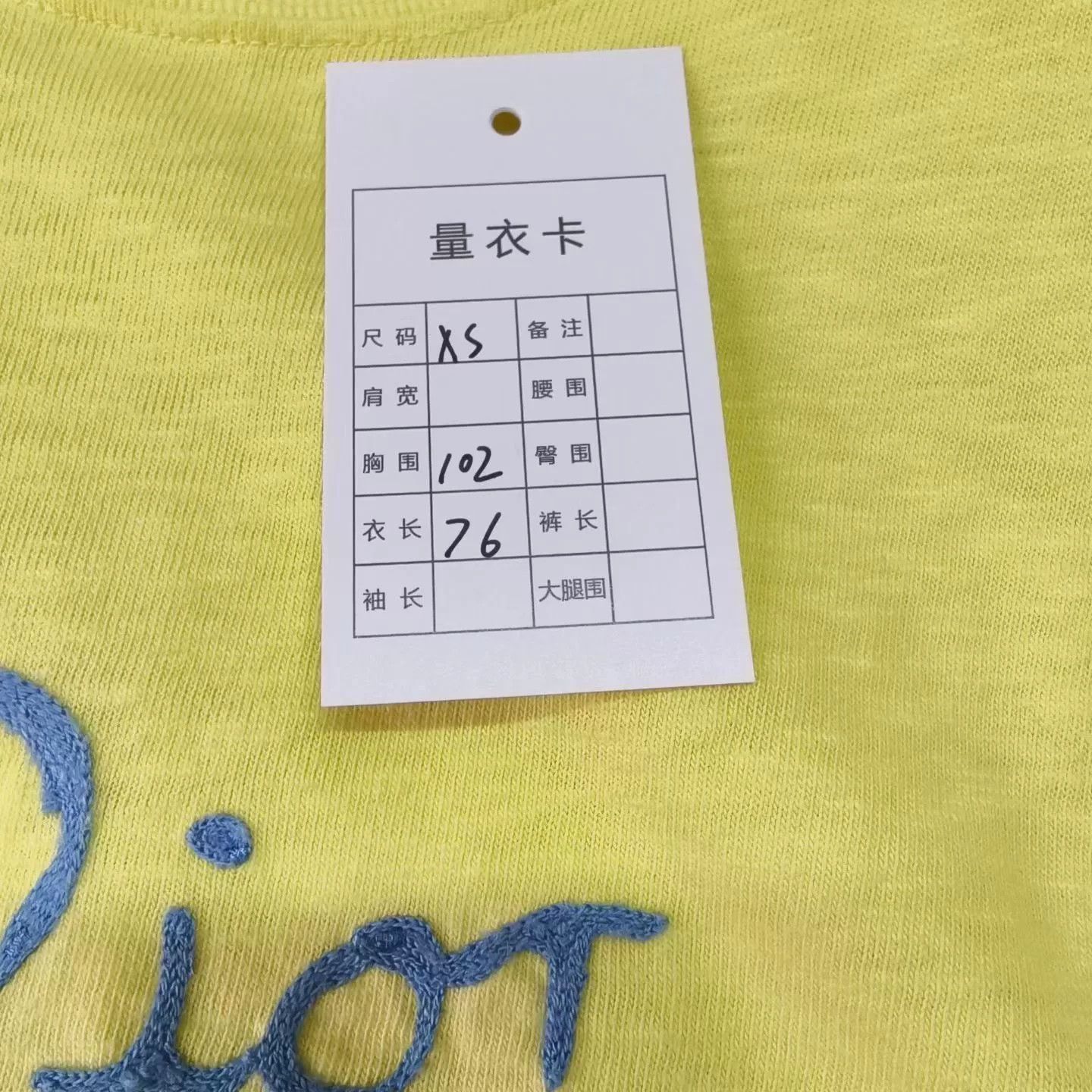 Dior dior ss25 yellow embroidered short sleeve t-shirt Size XS / US 0-2 / IT 36-38 - 5 Thumbnail