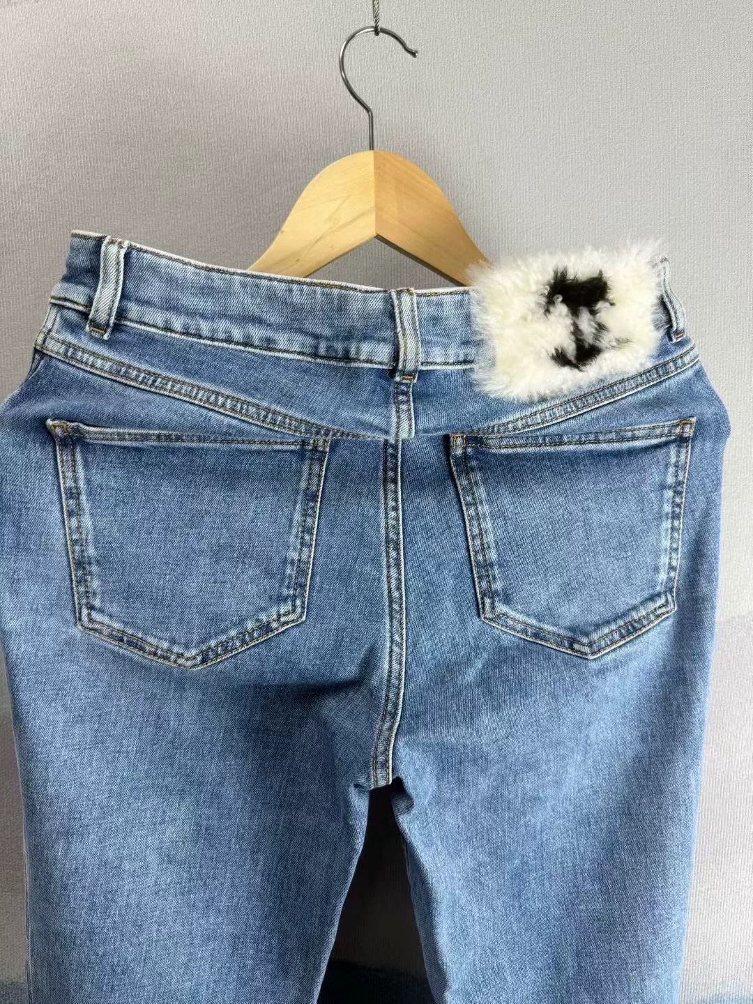 Chanel Chanel Blue Logo Denim Pants Size 38 Size 38" / US 16 / IT 52 - 3 Thumbnail