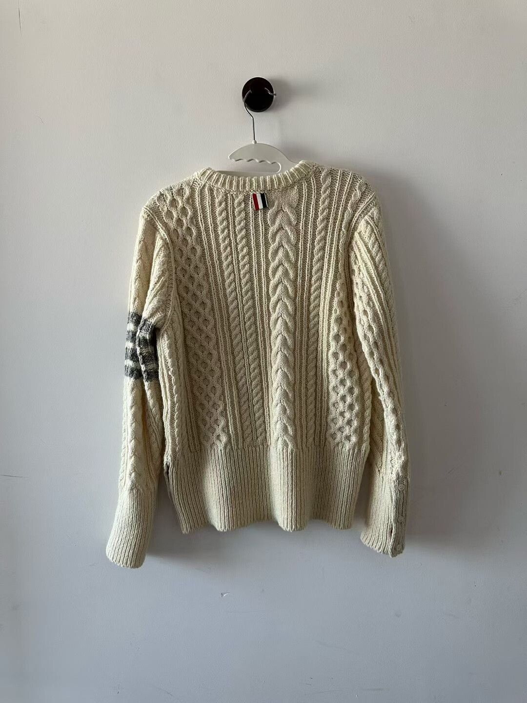 Thom Browne thom browne cable knit wool sweater Size US M / EU 48-50 / 2 - 2 Thumbnail