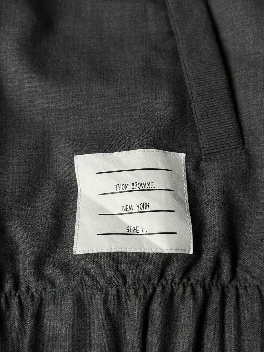 Thom Browne thom browne gray striped jacket Size US S / EU 44-46 / 1 - 5 Thumbnail