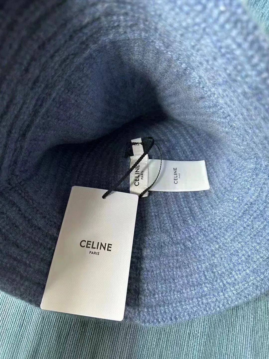 Celine celine cashmere blue fisherman hat Size ONE SIZE - 2 Thumbnail