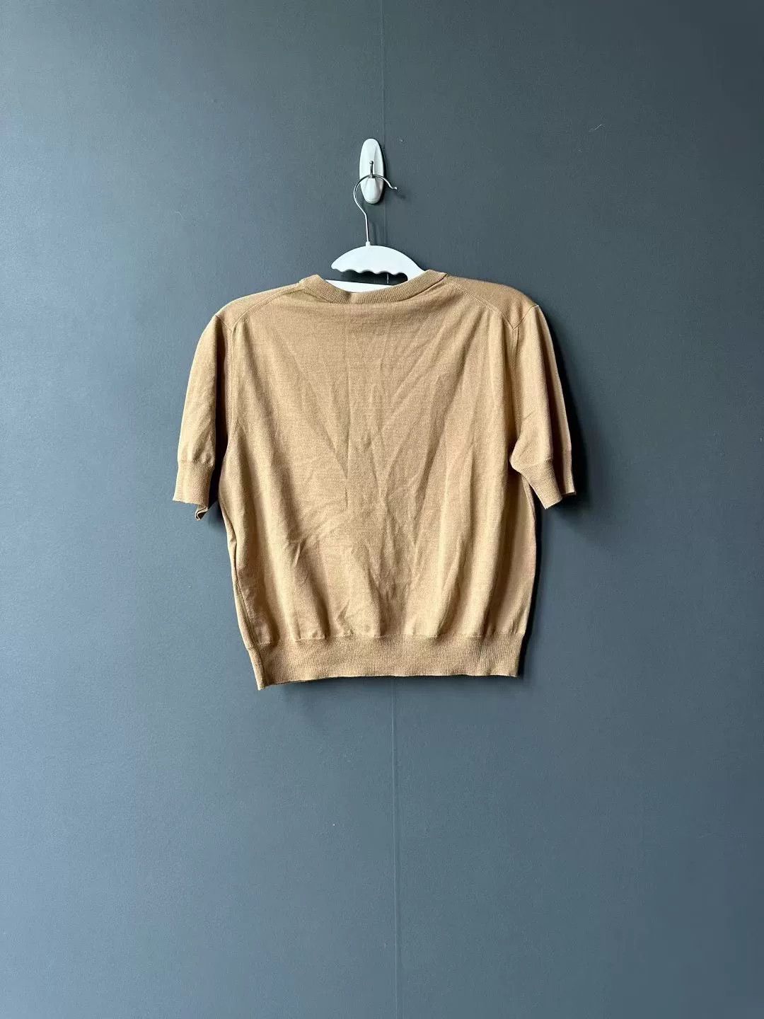 Gucci gucci khaki short-sleeve knitted sweater Size XS / US 0-2 / IT 36-38 - 2 Thumbnail