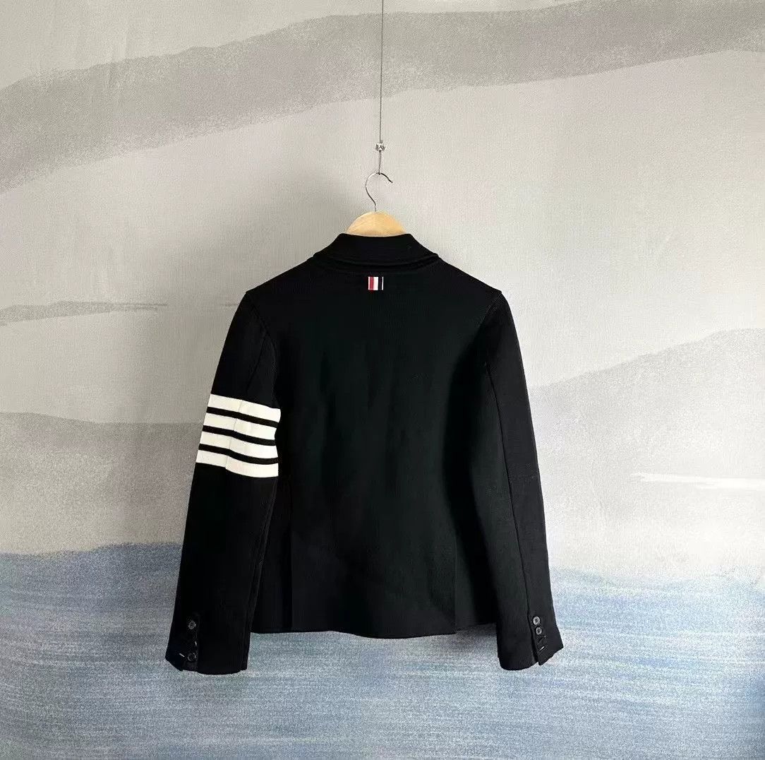 Thom Browne thom browne black wool double-breasted jacket Size US M / EU 48-50 / 2 - 3 Thumbnail