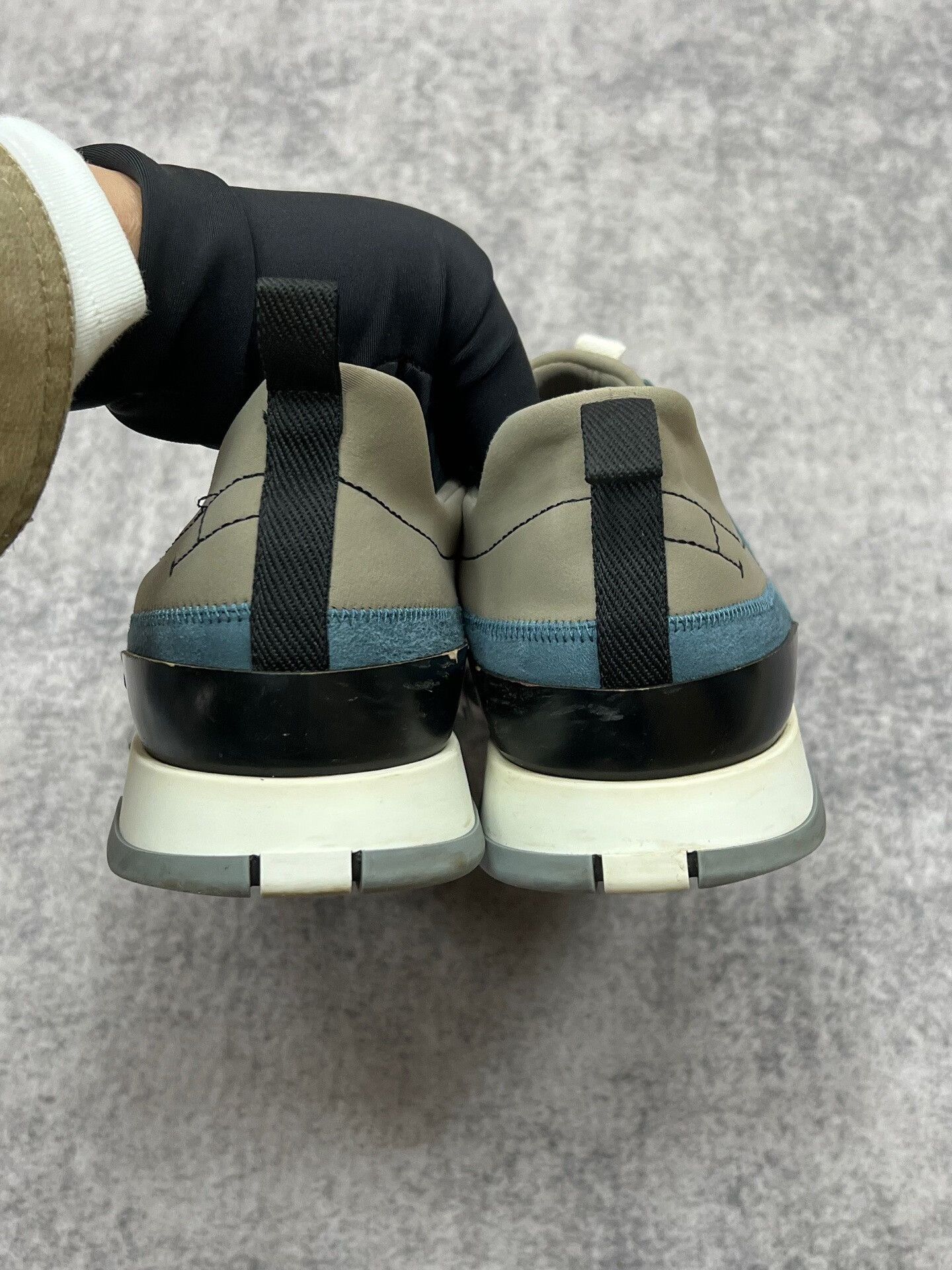 Hermes Hermes Suede Patchwork Sneakers Size 40 Size US 7.5 / EU 40-41 - 6 Thumbnail