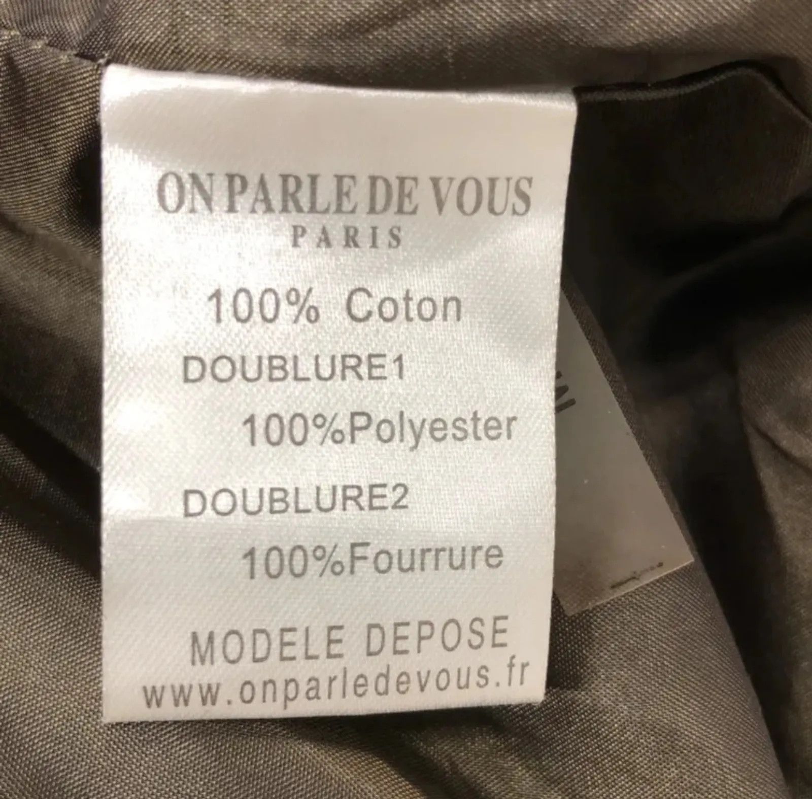 On On parle de vous Fur Faux Fur Size XS / US 0-2 / IT 36-38 - 3 Thumbnail