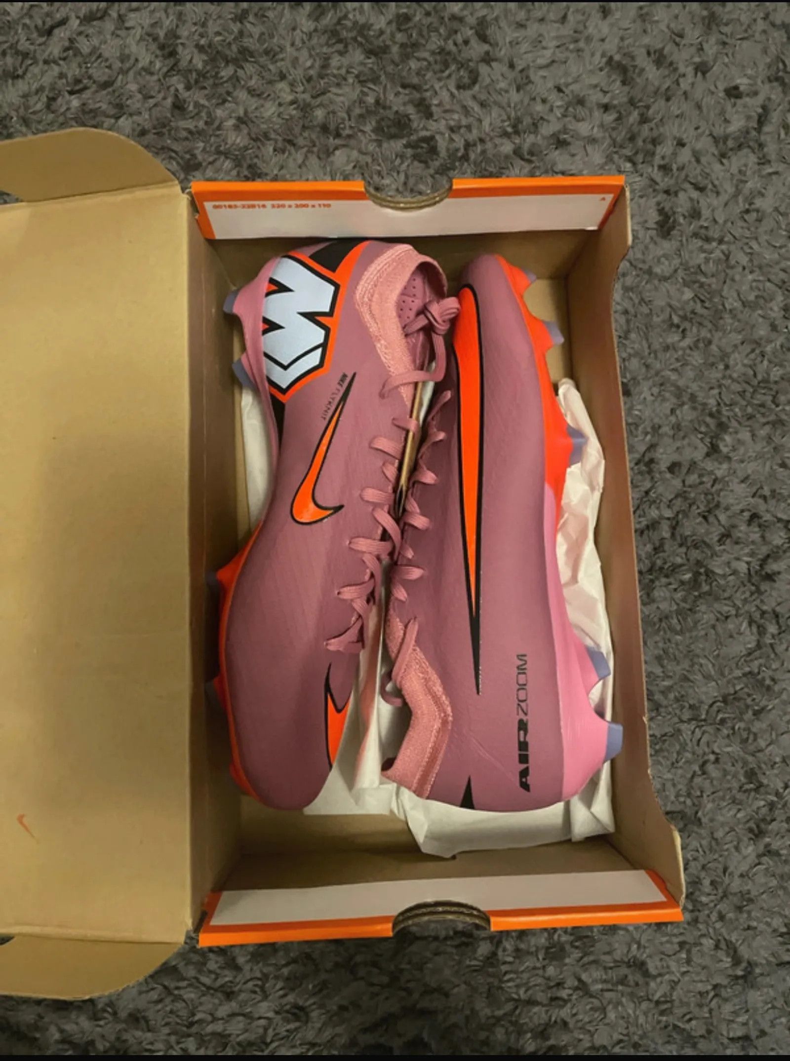 Nike Nike nike air zoom fotbollsskor vapor 16 pro rosa Sneakers Size US 12.5 / EU 45-46 - 2 Thumbnail