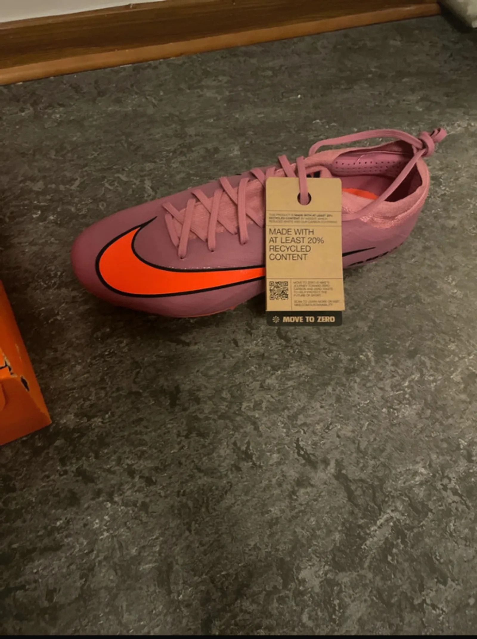 Nike Nike nike air zoom fotbollsskor vapor 16 pro rosa Sneakers Size US 12.5 / EU 45-46 - 4 Thumbnail