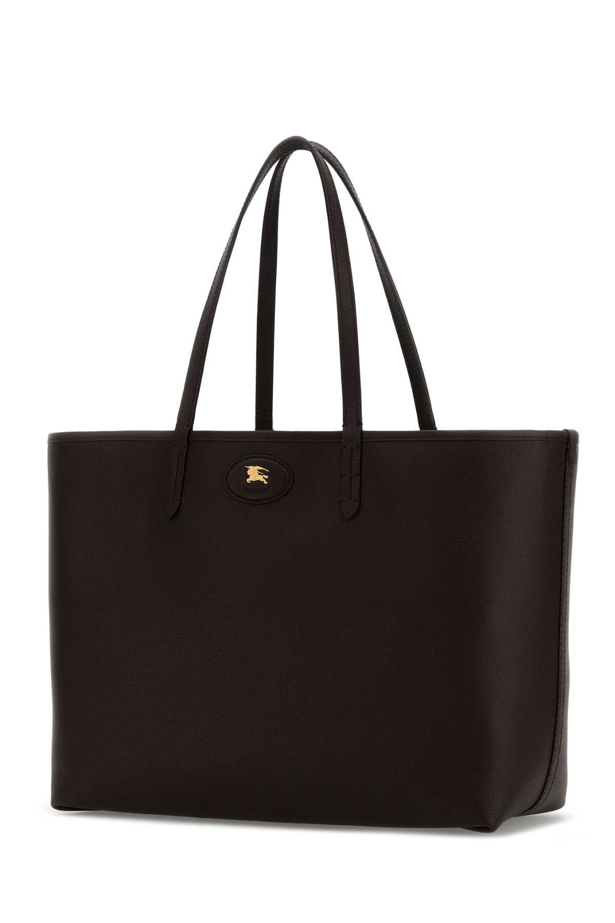 Burberry Dark Brown Leather Reversibile Bag Size ONE SIZE - 2 Thumbnail