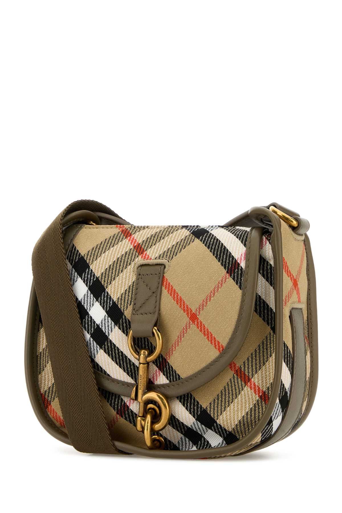Burberry Embroidered Canvas Mini Messenger B Clip Crossbody Bag Size ONE SIZE - 2 Thumbnail